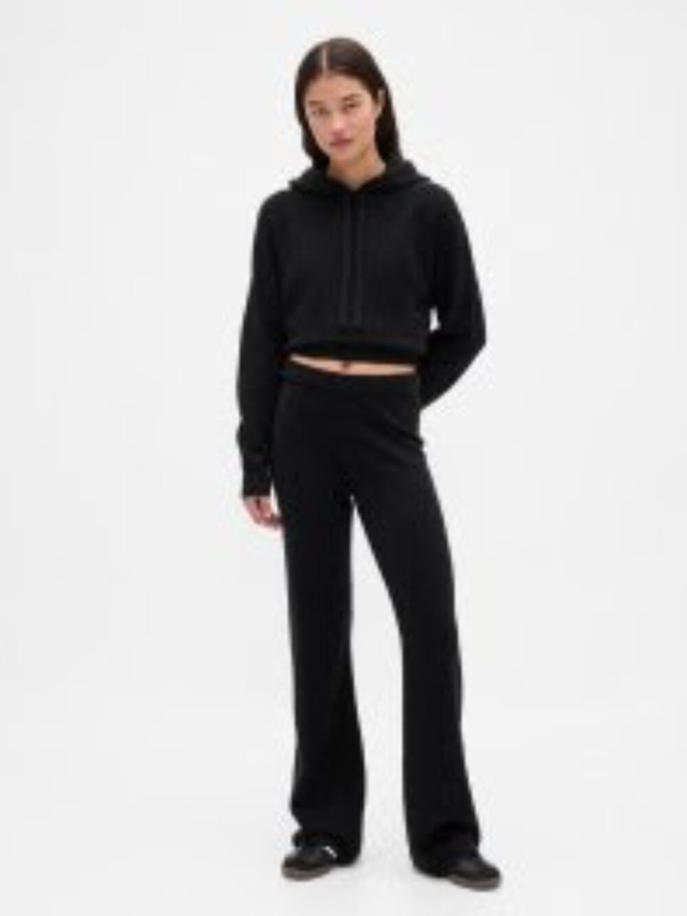 GAP Black Knit Sweatpants